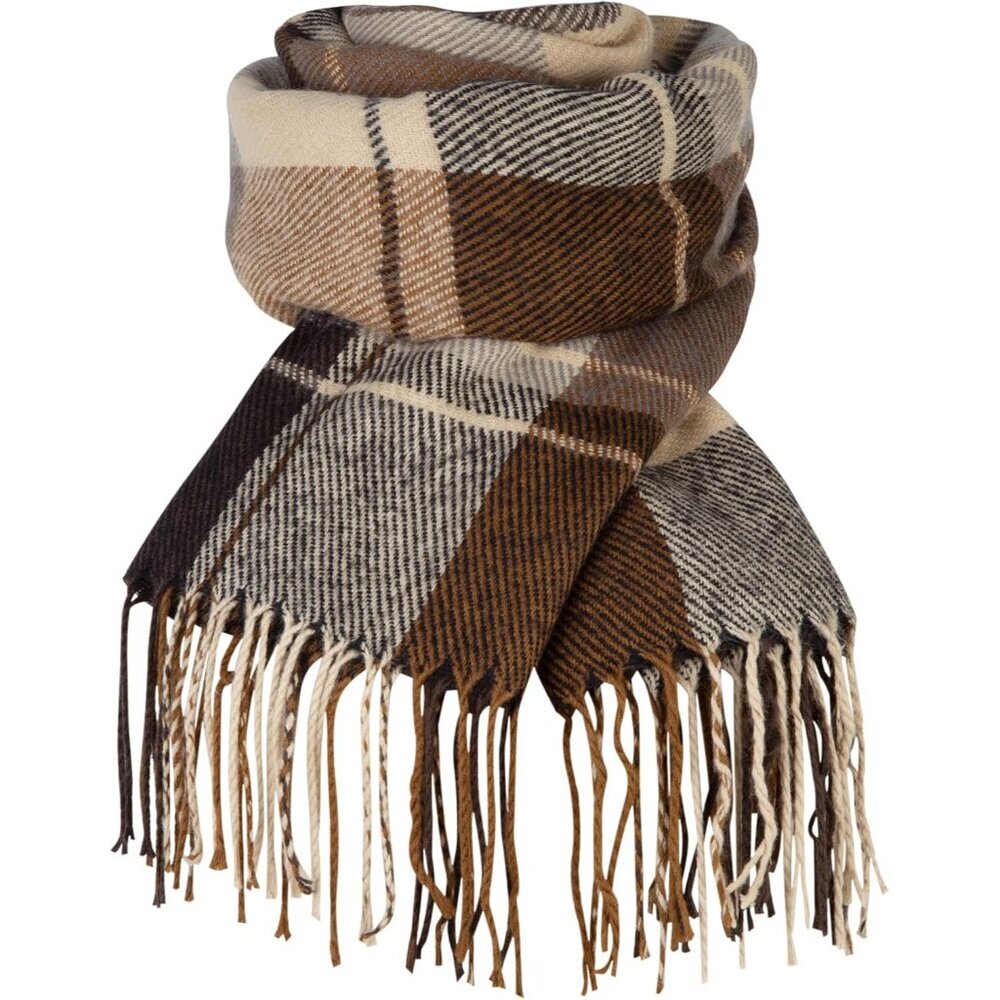 Womens Scarf Fashion Long Plaid Shawls Wraps Big Grid Winter Warm Lattice Large